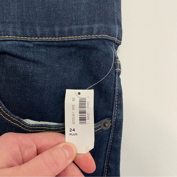 NEW NWT OLD NAVY Plus Size High Waisted Rockstar Pull On Jeggings Dark Jeans 24 - Picture 9 of 16